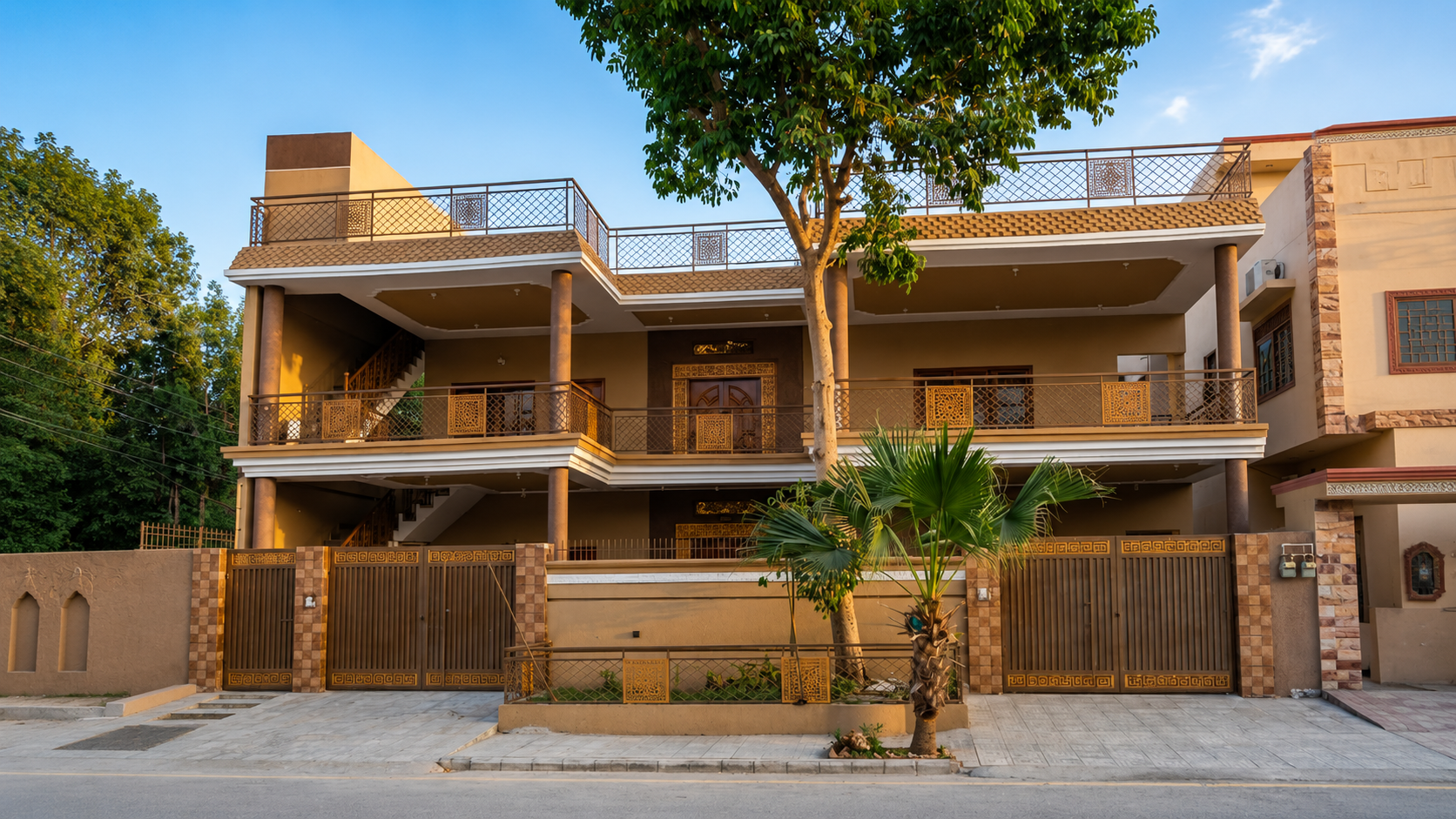 Warm Earth-Tone Residence